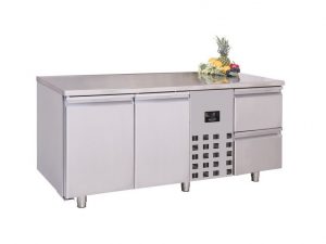Kühltisch 474 Liter / 6 Schubladen Monoblock / 1785x700x850 mm