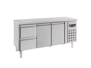 Kühltisch 417 Liter / 2 Türen und 2 Schubladen / 1795x700x850 mm