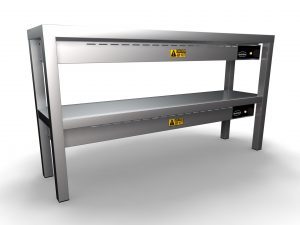 Aufsatzbord keramisch beheizt 2 stufig 1200 6 heaters of 250W