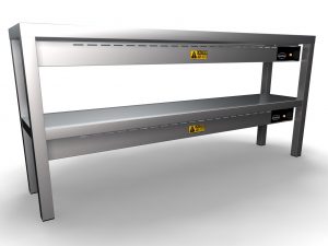 Aufsatzbord keramisch beheizt 2 stufig 1400 8 heaters of 250W