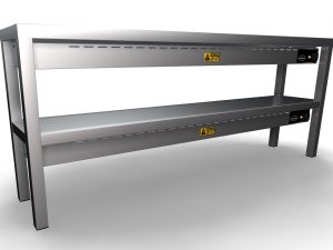 Aufsatzbord keramisch beheizt 2 stufig 1600 8 heaters of 250W