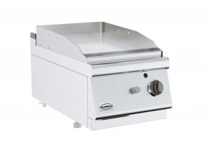 Gas Grillplatte Glatt / 400 x 700 mm / 6,5 kW