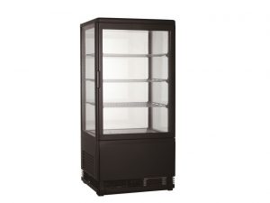 Kühlvitrine 98 Liter Schwarz