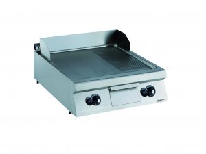Gas Grillplatte Glatt / Gerillt 800 x 700 mm