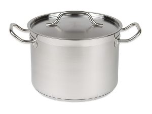 Gemüaetopf medium edlstahl + deckel Ø36 22L