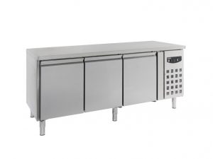 Bäckerei Kühltisch 635 Liter / 3 Türen / 2020x800x850 mm